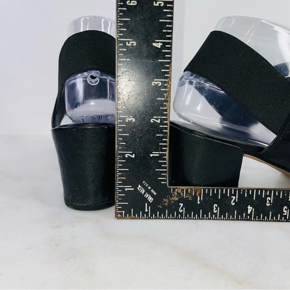 Stuart Weitzman Black Access Block Heel Black Sandal - Picture 8 of 10